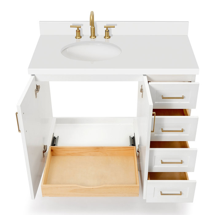 Longshore Tides Freeport 43'' Freestanding Single Bathroom Vanity with